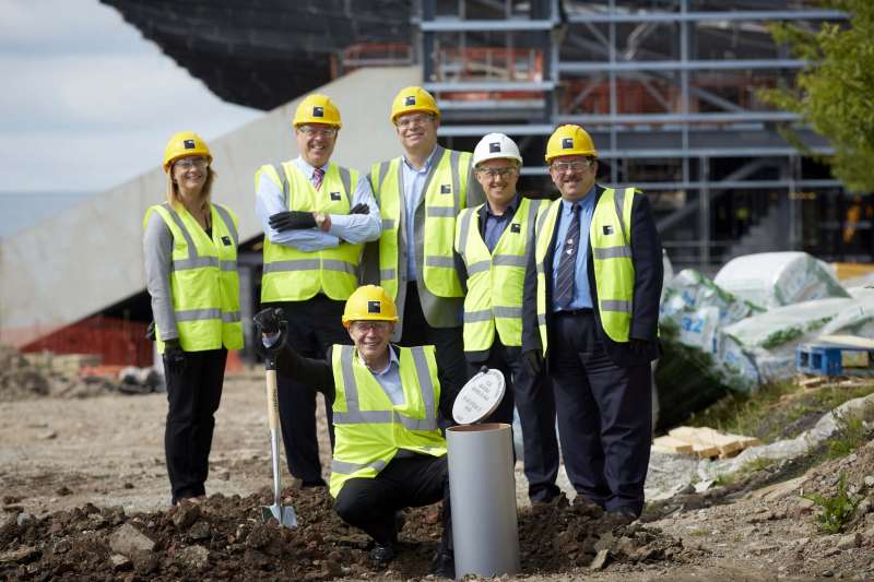 Manchester buries a time capsule on the start line of the new National Speedway Stadium