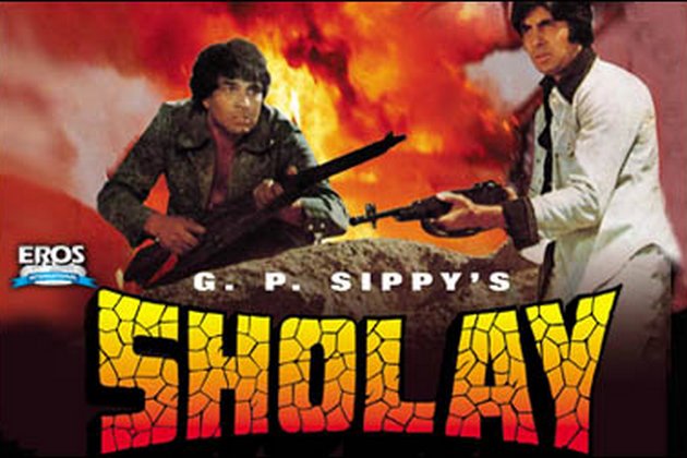 Sholay poster