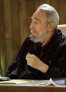 (161126) -- BEIJING, Nov. 26, 2016 (Xinhua) -- File photo taken on Feb. 10, 2012 shows Fidel Castro attending a meeting in Havana. Cuban revolutionary leader Fidel Castro has died at 90, local media said on Nov. 26, 2016. (Xinhua/Alex Castro/Cubadebate) (nxl)