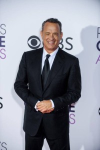 (170119) -- LOS ANGELES, Jan. 19, 2017 (Xinhua) -- Tom Hanks arrives for the People's Choice Awards at the Microsoft Theater in Los Angeles, the United States, Jan. 18, 2017. (Xinhua/Zhang Chaoqun) (djj)