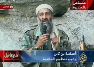 Osama Bin Laden appearing in TV interview (File)