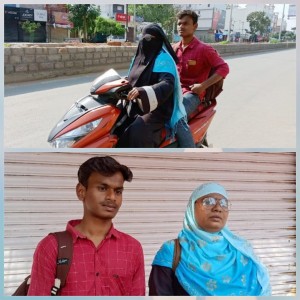 Telangana mom rides 1400 km on scooty to bring back.