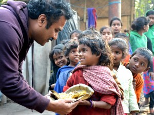 FEED provides day meals to around 180 street children every day.