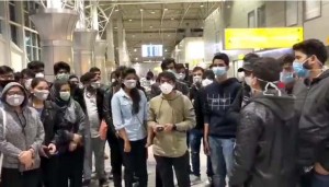 Corona: 200 Indian students stranded at Kazakhstan airport.