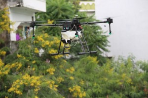 IIT alumni startup deploys drones to disinfect public spaces.