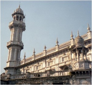 Historic Minara Masjid, from where the Mohammed Ali Road food bazaar started around 250 years ago.