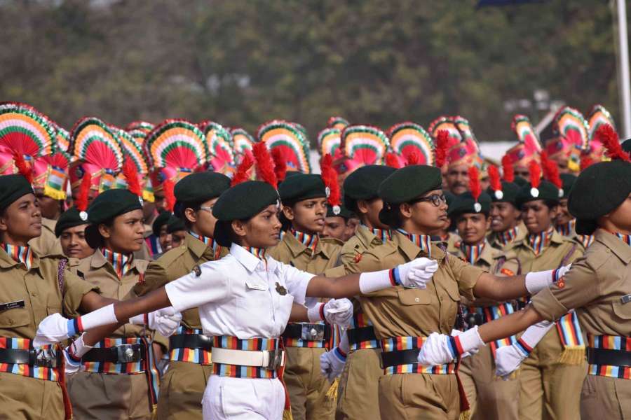 Secunderabad: Republic Day rehearsals underway in Secunderabad on Jan 24, 2016. (Photo: IANS) by . 