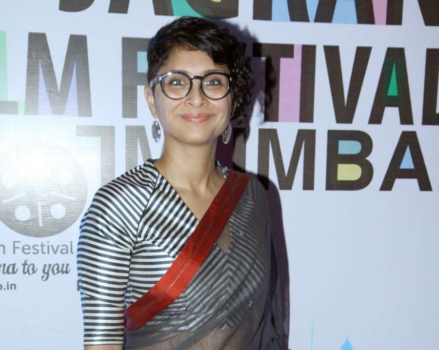 Filmmaker Kiran Rao during the launch of 5th Jagran Film Festival in Mumbai on Sept 14, 2014. (Photo: IANS)