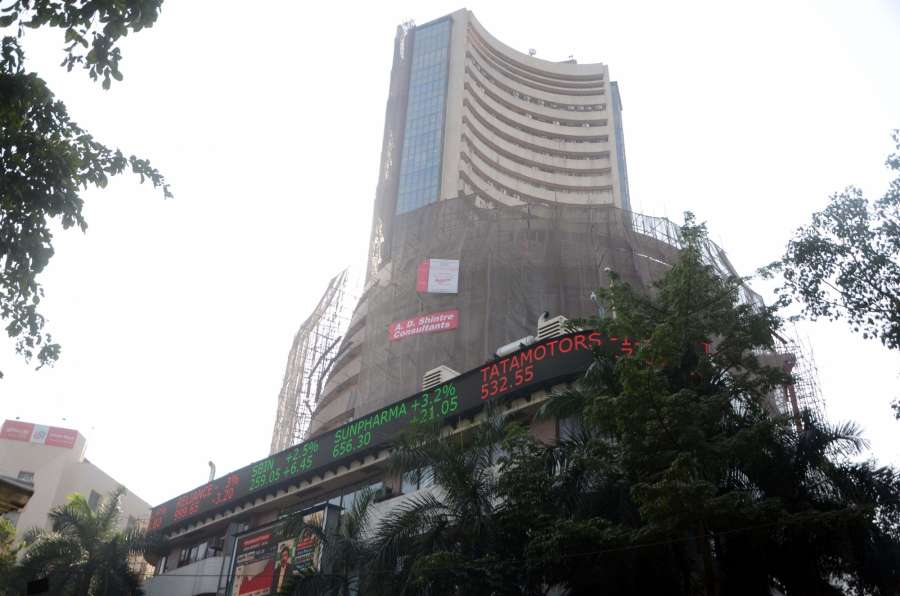 Mumbai: Traders and investors keep a close track after government cracks whip on black money and U.S. Republican presidential candidate Donald Trump claimed victory in the presidential election at Bombay Stock Exchange in Mumbai on Nov. 9, 2016. (Photo: IANS)