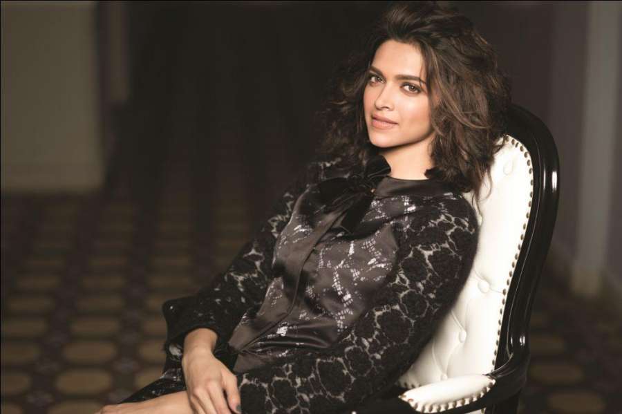 Actor Deepika Padukone during the photo shoots in Mumbai on Aug 27, 2014. (Photo: IANS) by . 