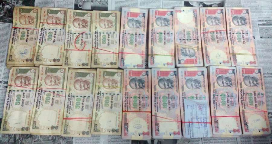 Old currency notes of Rs 500 and 1000 . (File Photo: IANS)