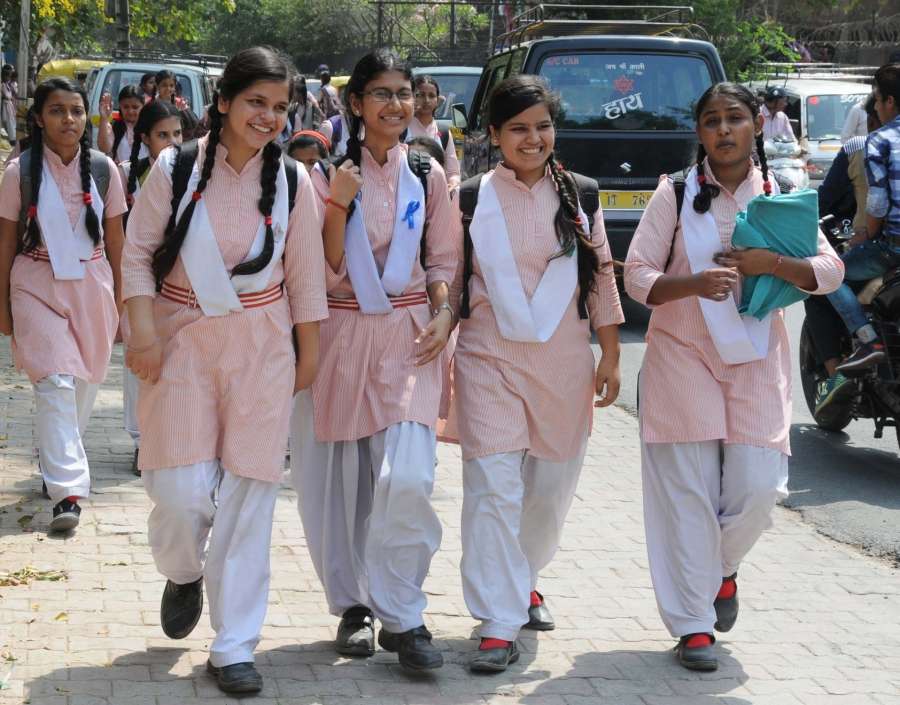New Delhi: School students enjoy themselves as summer vacations commence from 11th May 2016 in Delhi schools; on May 10, 2016. (Photo: IANS) by . 