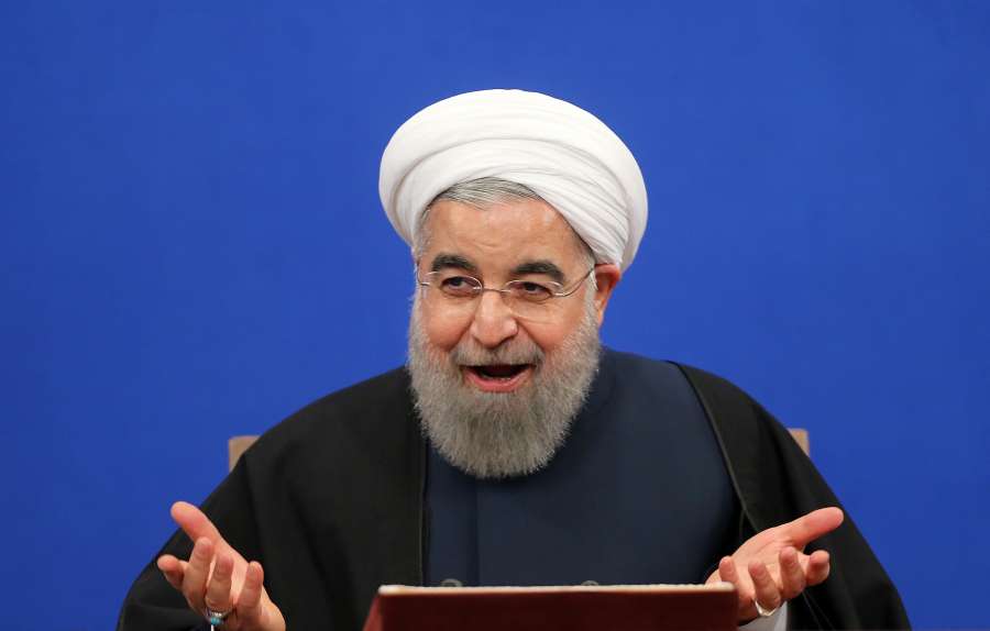 IRAN-TEHRAN-HASSAN ROUHANI-NEWS CONFERENCE by . 