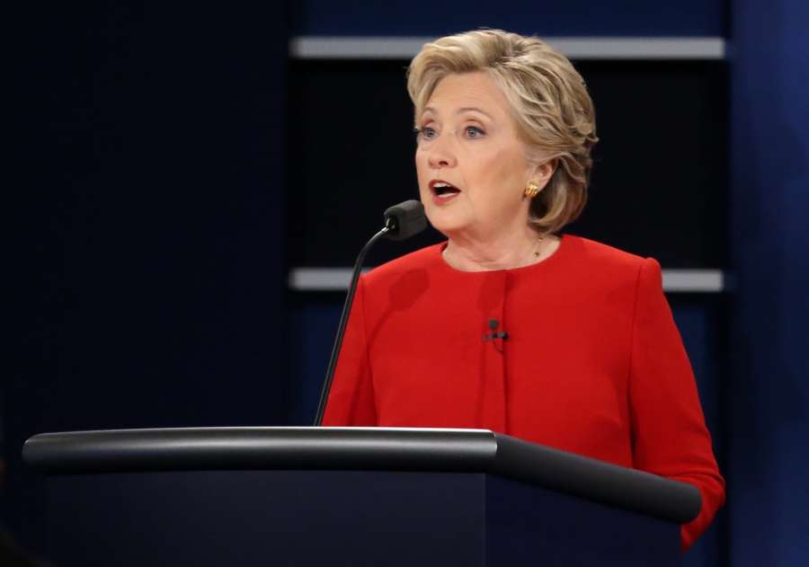 Former Democratic presidential nominee Hillary Clinton. (File Photo: Xinhua/IANS) by . 