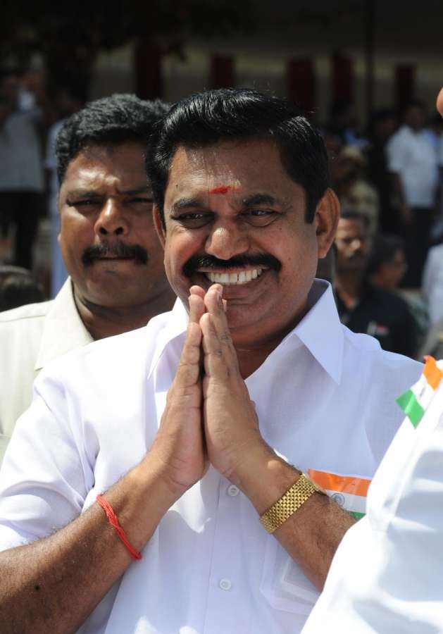 Chennai: E. Palaniswami, AIADMK General Secretary V.K. Sasikala's backer, who was invited by Governor C. Vidyasagar Rao to take oath as the new Tamil Nadu Chief Minister. (File Photo: IANS) by . 