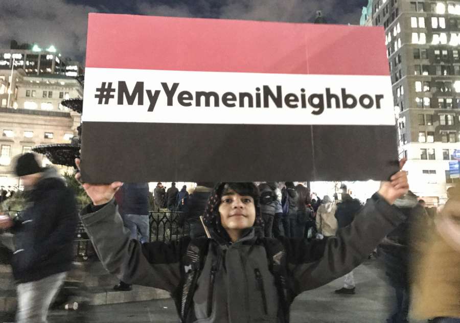 U.S.-NEW YORK-YEMENI COMMUNITY-PROTEST by .