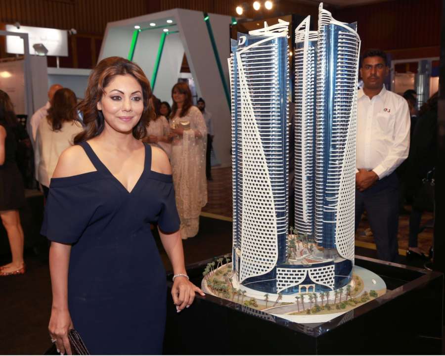 New Delhi: Film producer and an entrepreneur Gauri Khan at IREX (Gauri KhanGauri KhanGauri KhanGauri Khan) 2016 in New Delhi on Oct 7, 2016. (Photo: Amlan Paliwal/IANS) by .