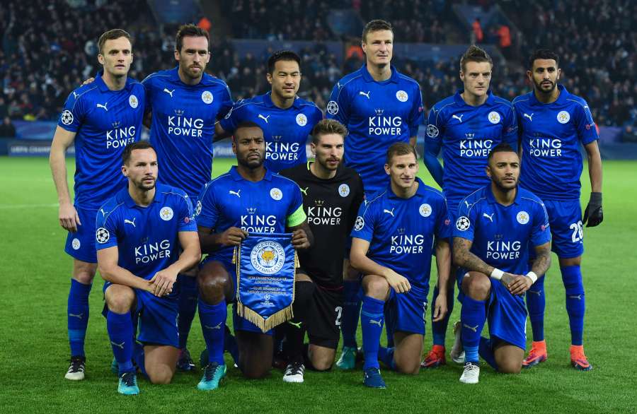 (SP)BRITAIN-LEICESTER-SOCCER-UEFA CHAMPIONS LEAGUE-LEICESTER CITY VS CLUB BRUGGE by . 