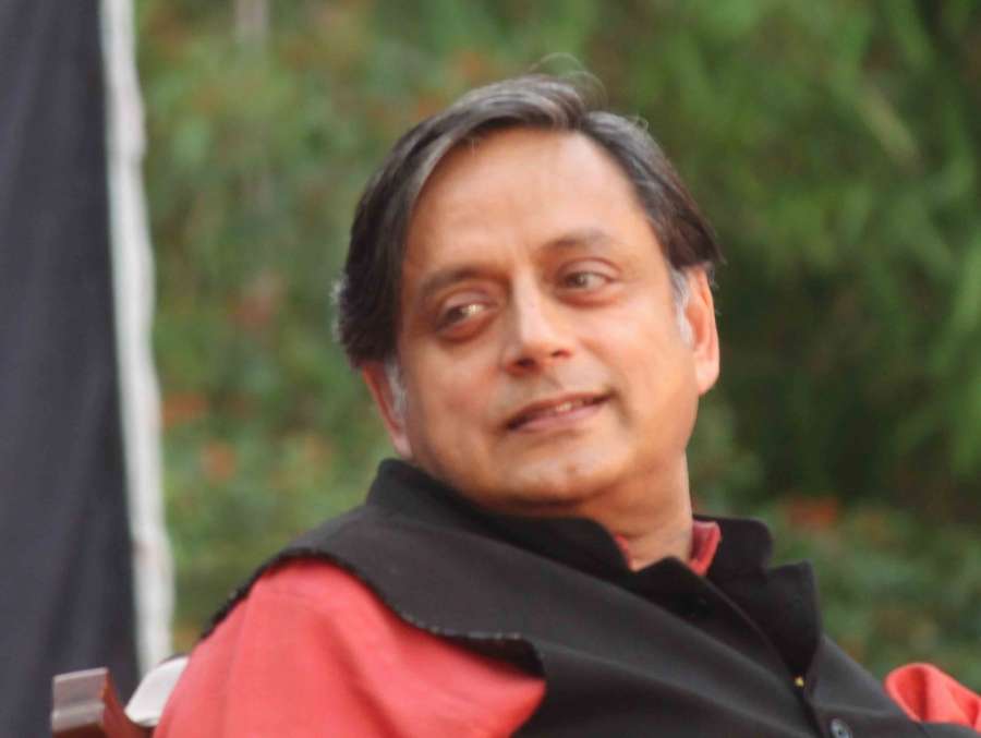 Secunderabad: Congress MP Shashi Tharoor addresses during the book launch 'The Whistleblowers' in Secunderabad on March 18, 2017. (Photo: IANS) by .