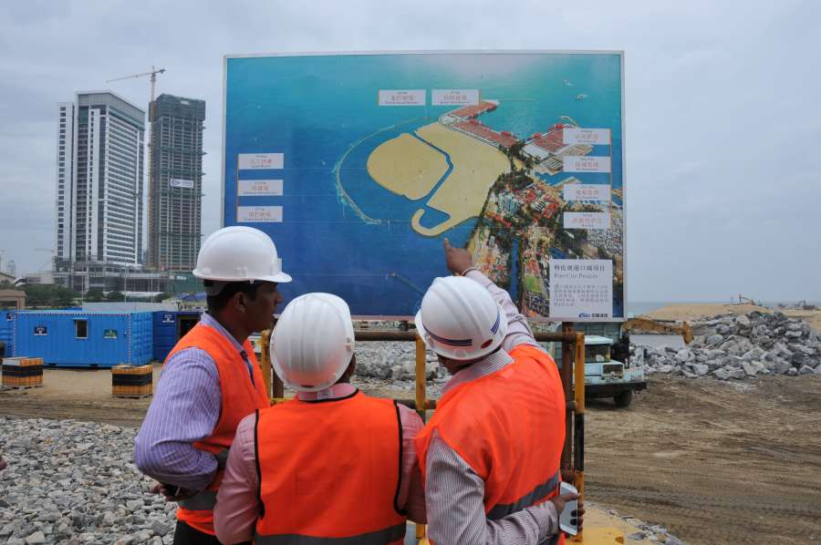 (WORLD SECTION) SRI LANKA-COLOMBO-PORT CITY-DEVELOPMENT PROJECT-VISIT by .