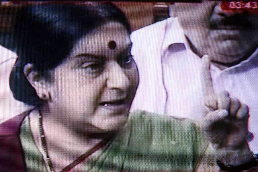 External Affairs Minister Sushma Swaraj. (File Photo: IANS) by . 