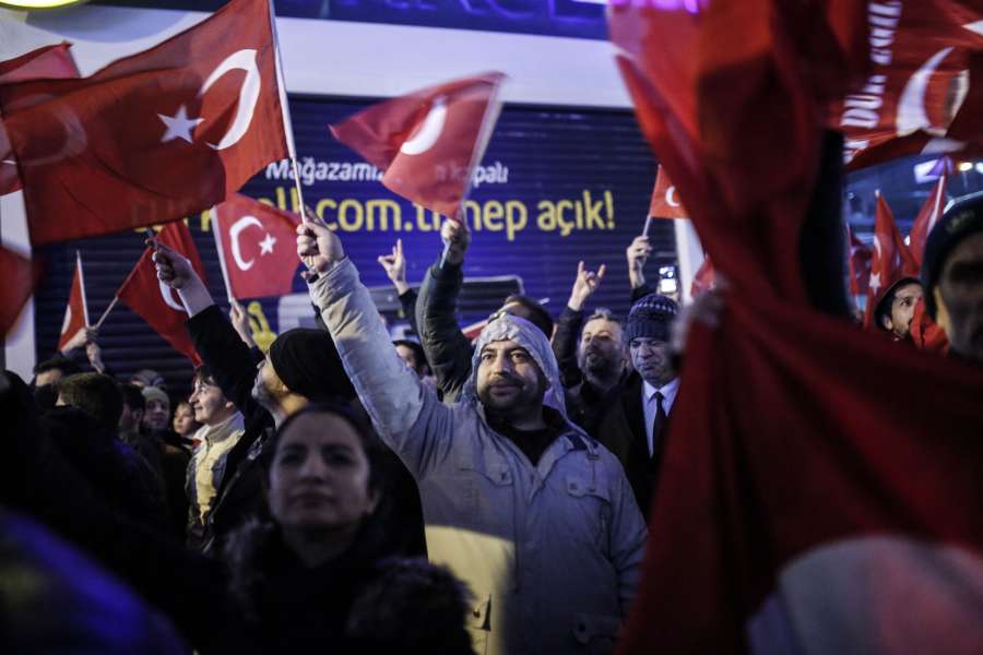 TURKEY-ISTANBUL-DUTCH CONSULATE-PROTEST by . 