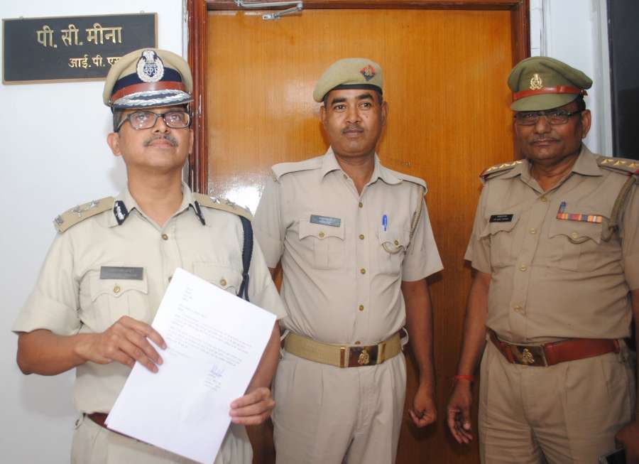 Lucknow: IPS officer Amitabh Thakur who joined the service by reporting at the office of the director general of police (DGP) after Uttar Pradesh government reinstated him on 11th March 2016 after 10 months suspension in Lucknow on May 12, 2016. (Photo: IANS) by . 