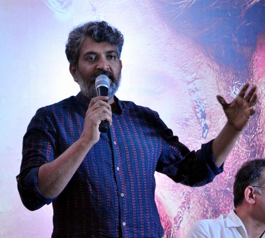Chennai: Filmmaker S. S. Rajamouli during press conference regarding film "Baahubali: The Beginning" in Mumbai on April 9, 2017. (Photo: IANS) by .