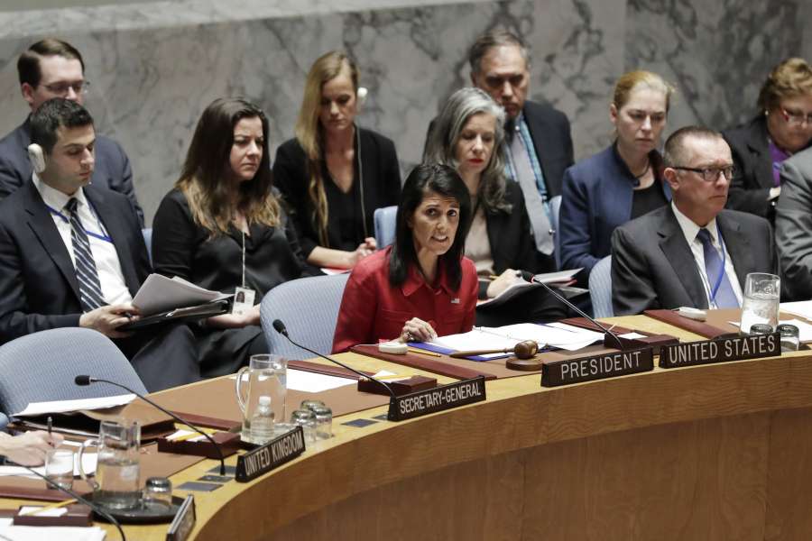 UN-SECURITY COUNCIL-SYRIA-EMERGENCY SESSION by . 