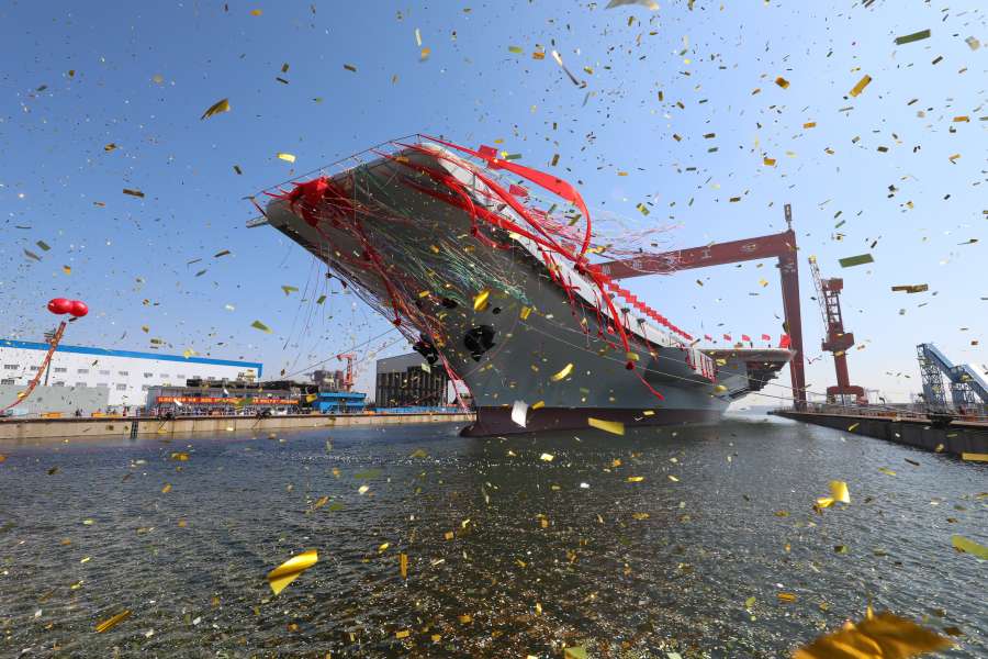 CHINA-DALIAN-AIRCRAFT CARRIER-LAUNCH CEREMONY (CN) by . 