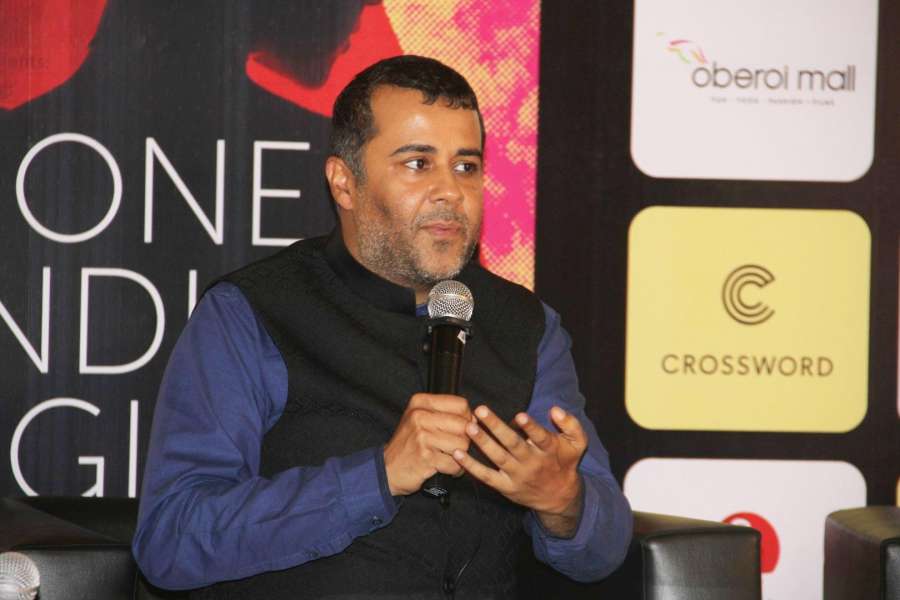 Mumbai: Author Chetan Bhagat during the launch of his book One Indian Girl in Mumbai, on Oct 1, 2016. (Photo: IANS) by .