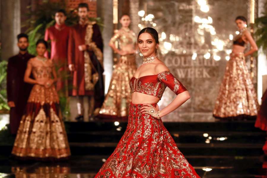 New Delhi: Actors Deepika Padukone and Fawad Khan during the designer Manish Malhotra's fashion show at the FDCI India Couture Week 2016 in New Delhi on July 20, 2016. (Amlan Paliwal/IANS) by .