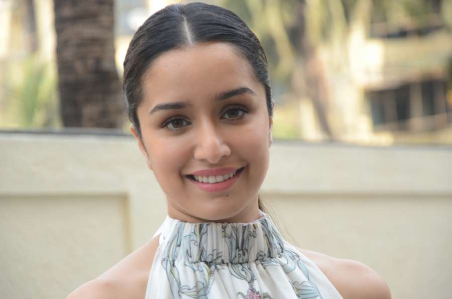 Mumbai: Actress Shraddha Kapoor arrives to launch the trailer of her upcoming film "Half Girlfriend" in Mumbai on April 10, 2017. (Photo: IANS) by .