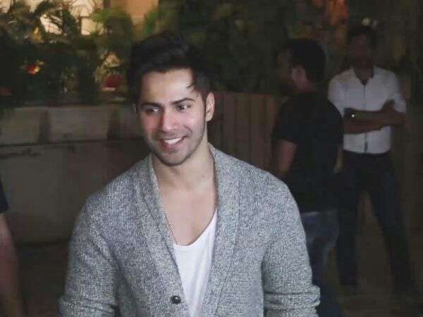 Mumbai: Actor Varun Dhawan during the celebration of Shahid Kapoor's 36th birthday on February 25 in Mumbai on Feb 19, 2017. (Photo: IANS) by .
