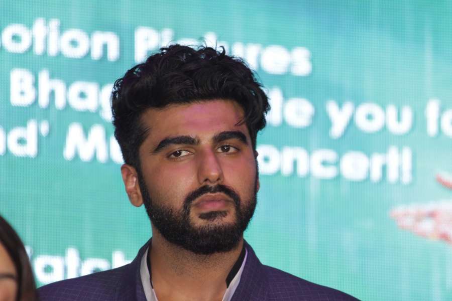 Mumbai: Actor Arjun Kapoor during the music concert of film Half Girlfriend in Mumbai on May 4, 2017. (Photo: IANS) by .