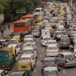New Delhi: Vehicles crawl on Delhi roads due to traffic congestion on Raksha Bandhan in New Delhi, on Aug 18, 2016. (Photo: IANS) by . 
