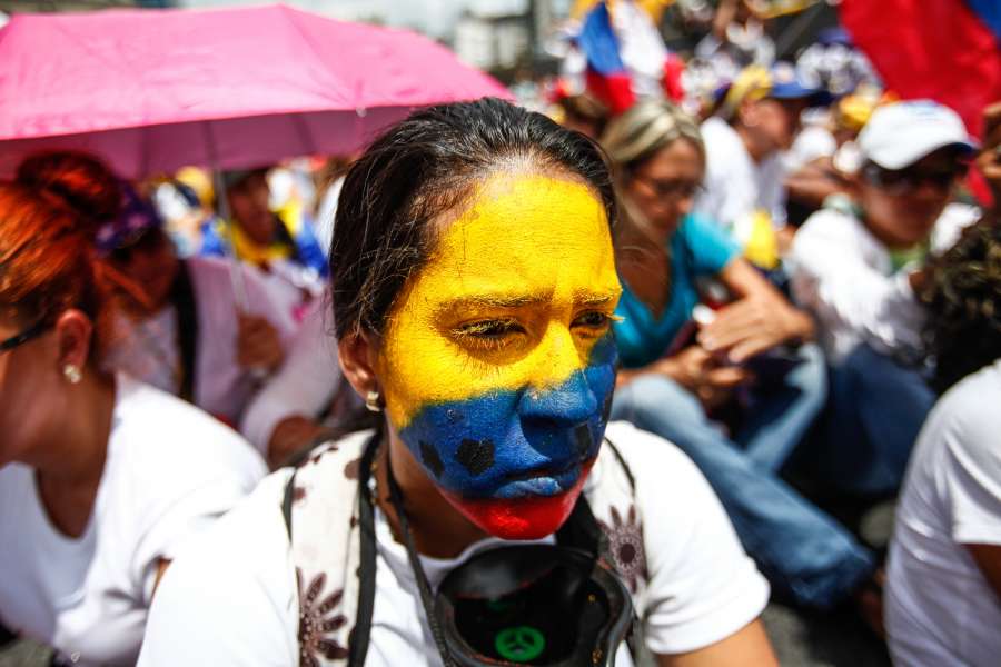 VENEZUELA-CARACAS-PROTEST by . 