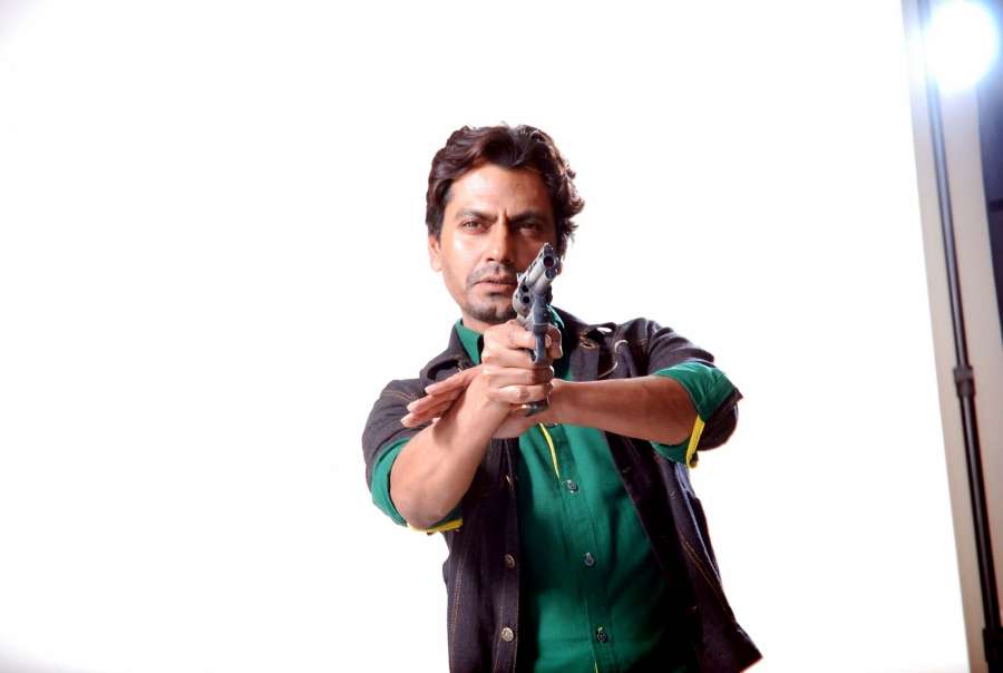 Mumbai: Actor Nawazuddin Siddiqui during a photoshoot for the poster of his upcoming film "Babumoshai Bandookbaaz" in Mumbai on March 20, 2017. (Photo: IANS) by . 