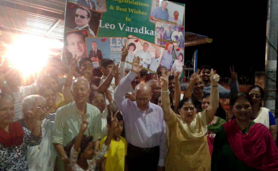 Mumbai: New Irish PM-elect Leo A. Varadkar's extended family in Mumbai celebrated his election to the top post, at their Borivali home, and also at their native village, Varad in Sindhudurg district of Konkan, near Goa border on June 2, 2017. (Photo: IANS) by . 
