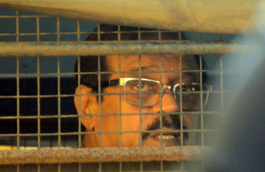 Mumbai: 1993 Mumbai bomb blast accused Musttafa Dosa being produced in a TADA court in Mumbai on June 16, 2017. (Photo: Sandeep Mahankal/IANS) by .