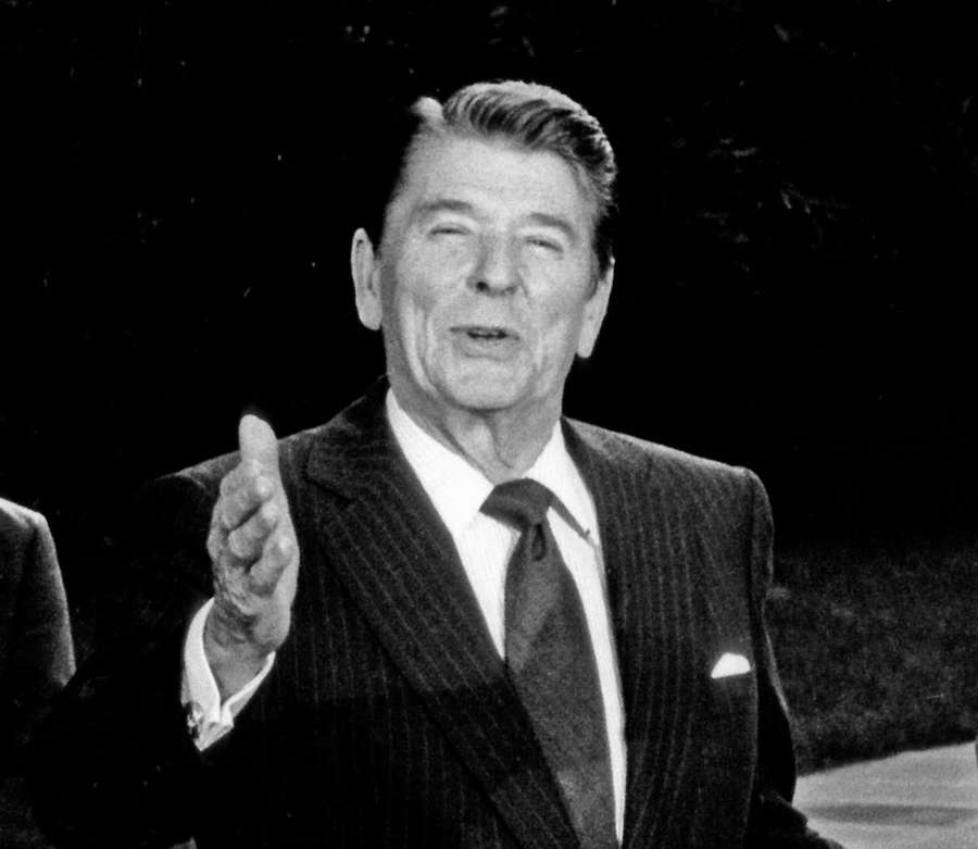 Former US President Ronald Reagan. (File Photo: IANS) by . 