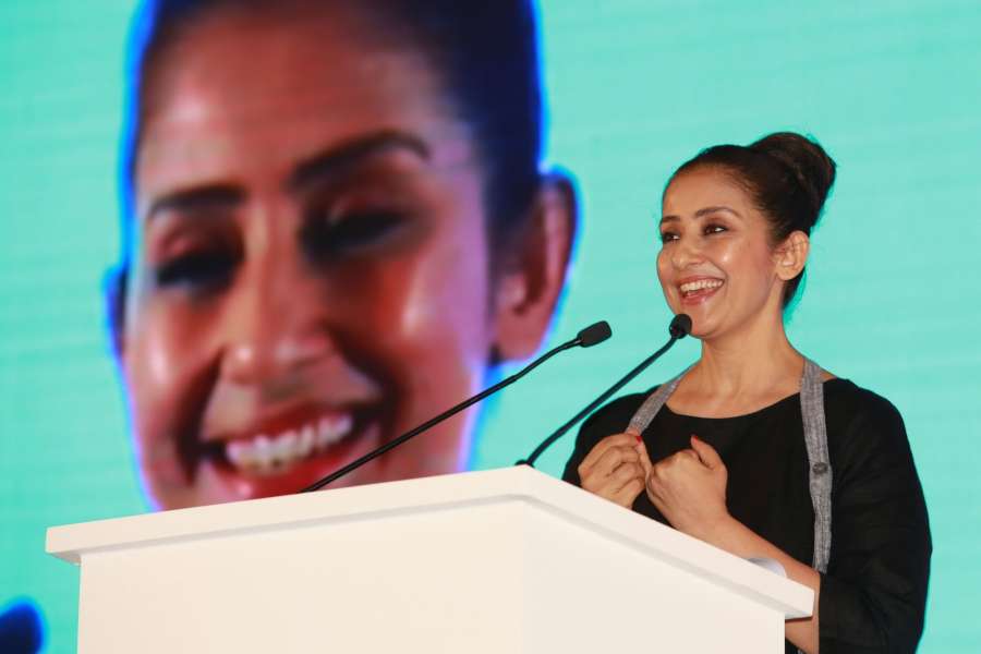 New Delhi: Actress Manisha Koirala during Sixth Healthcare Summit organised by Organisation of Pharmaceutical Producers of India (OPPI) in New Delhi, on June 9, 2017. (Photo: IANS) by . 