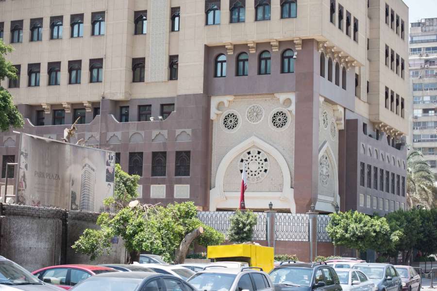CAIRO, June 5, 2017 (Xinhua) -- Photo taken on June 5, 2017 shows the Embassy of Qatar in Cairo, Egypt. Egypt announced on Monday the cut of diplomatic ties with Qatar, accusing the Gulf Arab state of supporting "terrorist" organizations, according to a Foreign Ministry statement. (Xinhua/Meng Tao/IANS)(rh) by . 