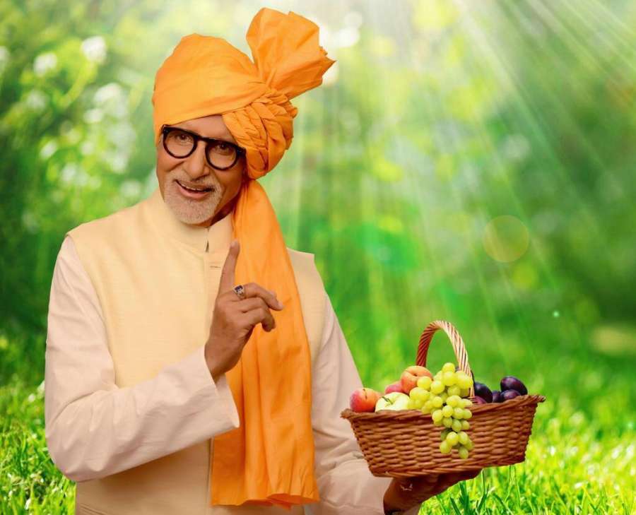 Actor Amitabh Bachchan who has been appointed as the horticulture ambassador of Maharashtra. (Photo: IANS) by . 