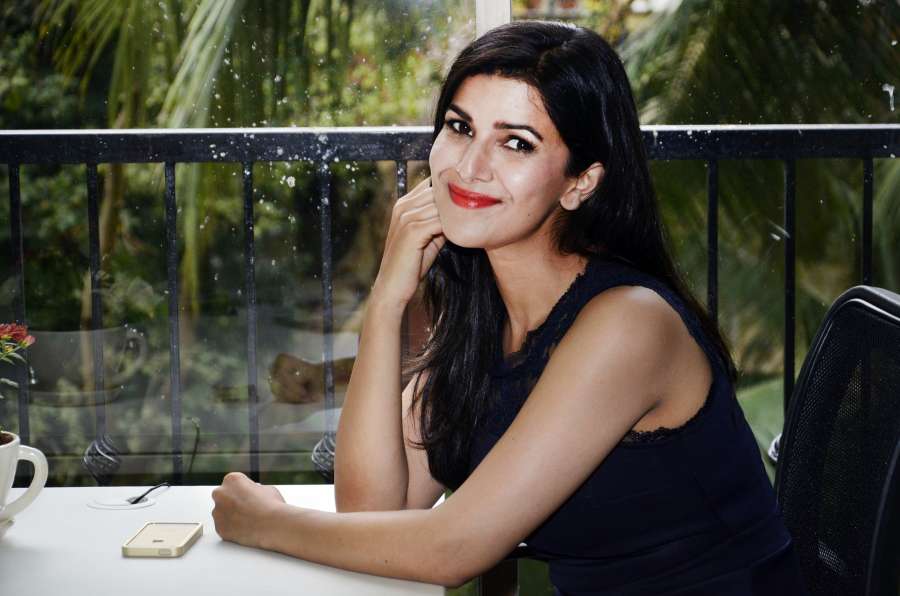 Actor Nimrat Kaur during the unveiling of cover of September - October issue of The Juice magazine for Jabong.com in Mumbai, on Sept. 18, 2014.(Photo: IANS) by . 