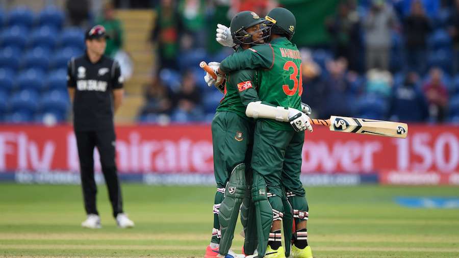 New Zealand v Bangladesh - ICC Champions Trophy by . 