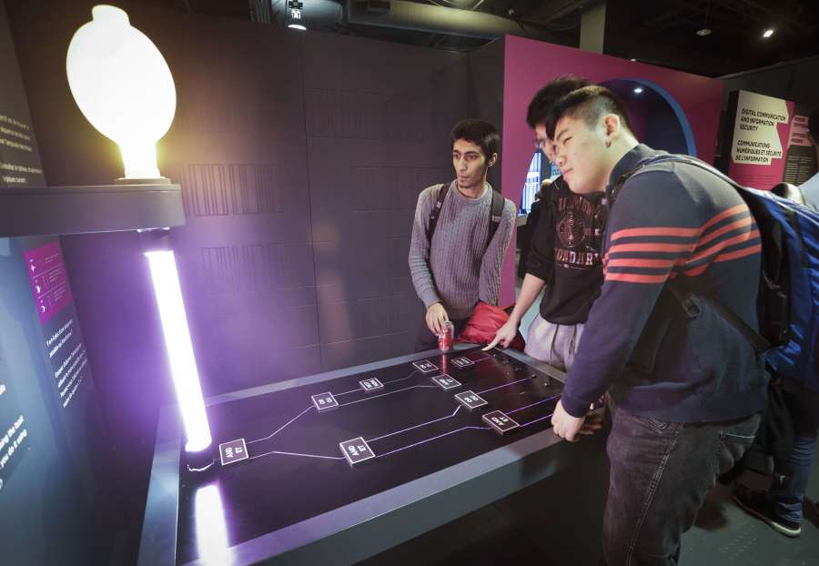 CANADA-VANCOUVER-QUANTUM SCIENCE EXHIBITION by .