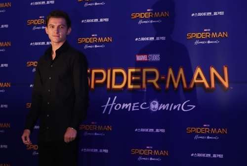 Seoul: Hollywood actor Tom Holland, who stars in the new movie "Spider-Man: Homecoming," poses for a photo during a publicity event in Seoul on July 3, 2017. The movie will be released in South Korea on July 5. (Yonhap/IANS) by . 