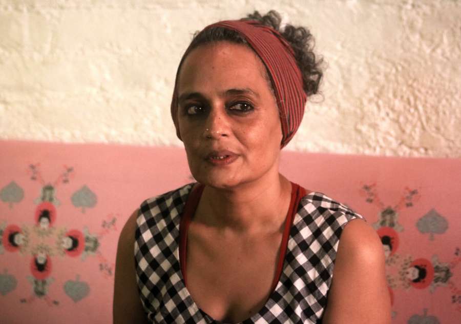 New Delhi: Novelist and political activist Arundhati Roy during an interview in New Delhi on Aug 14, 2017. (Photo: IANS) by .