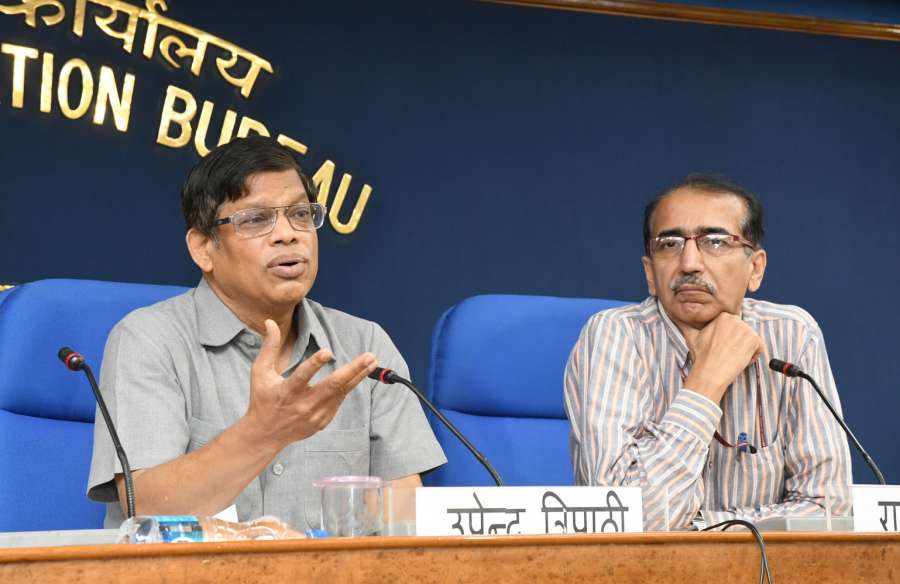 New Delhi: Interim DG of International Solar Alliance (ISA) Upendra Tripathy briefs the press regarding Initiatives/Schemes/Activities undertaken by the ISA in New Delhi on May 18, 2017. (Photo: IANS/PIB) by .